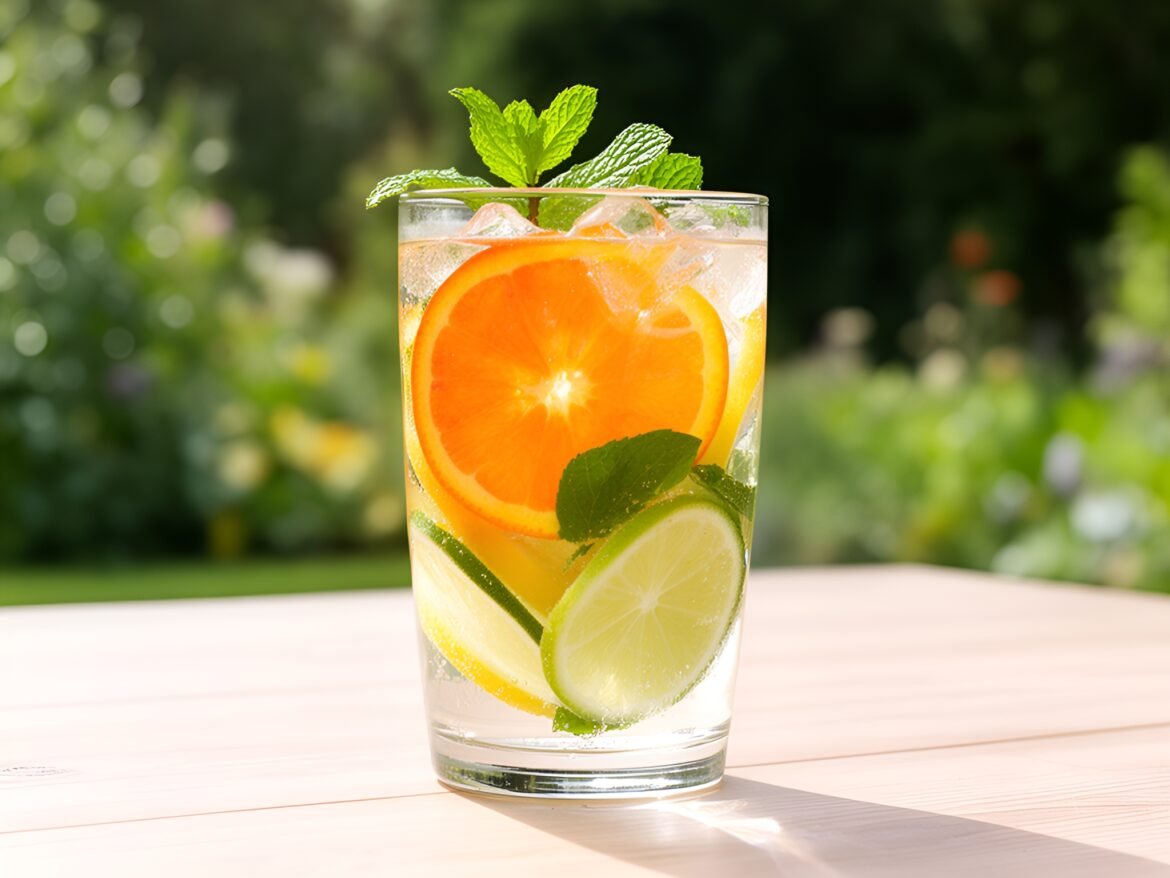 Vibrant Citrus-Fusion Spa Water Elixir