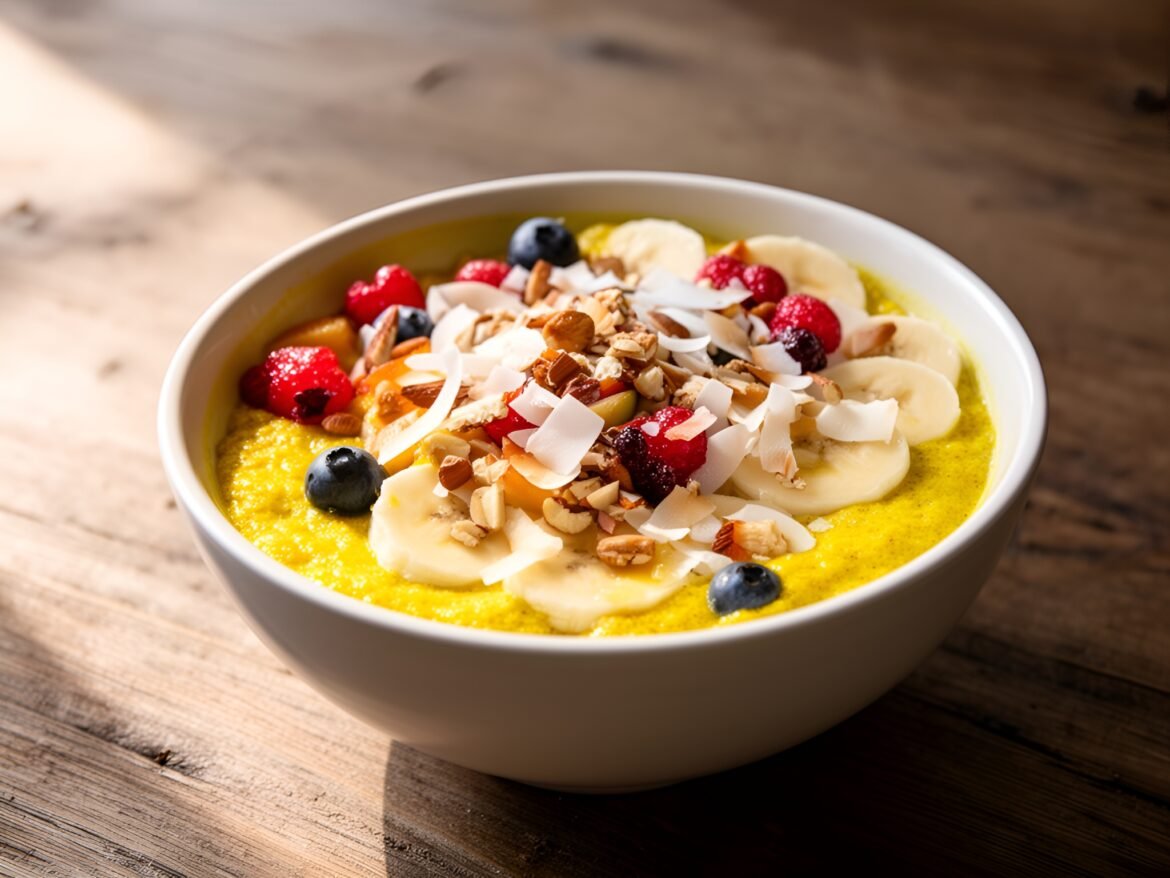 Vibrant Turmeric-Spiced Coconut Breakfast Bowls