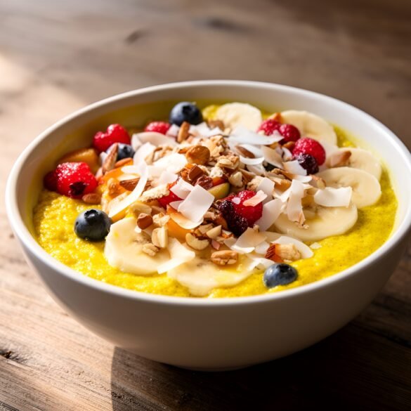 Vibrant Turmeric-Spiced Coconut Breakfast Bowls