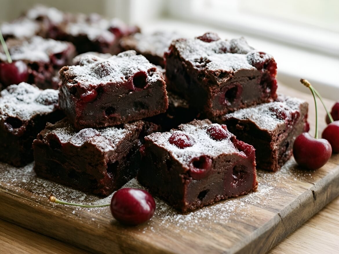 Whimsical Chocolate-Cherry Dazzle Bars