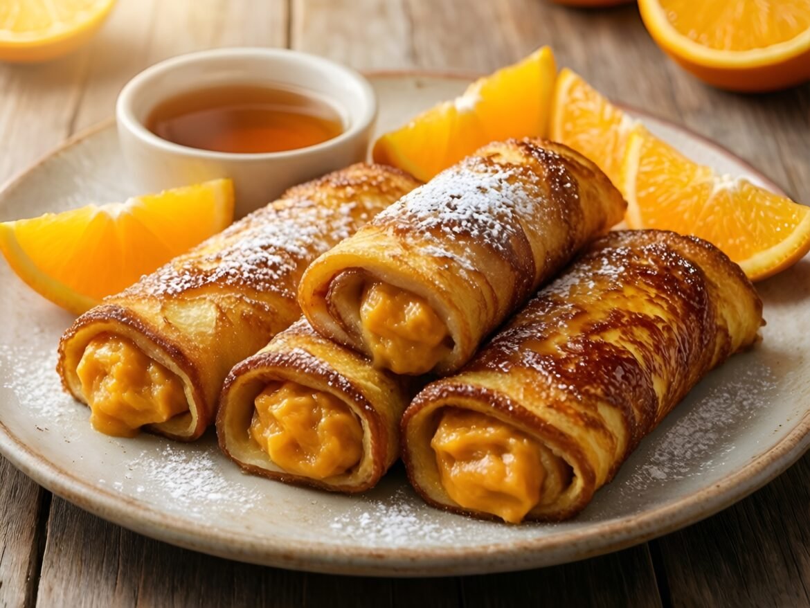 Zesty Cinnamon-Orange French Toast Roll-Ups