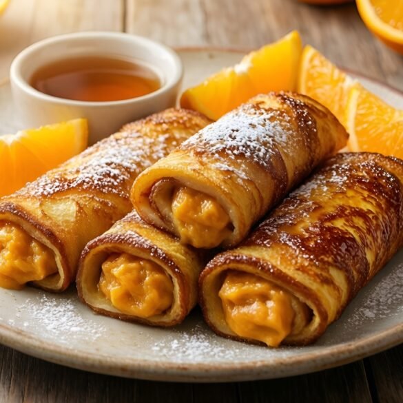 Zesty Cinnamon-Orange French Toast Roll-Ups