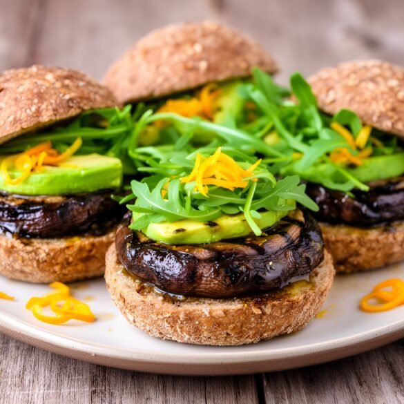 Zesty Citrus-Infused Grilled Portobello Sliders