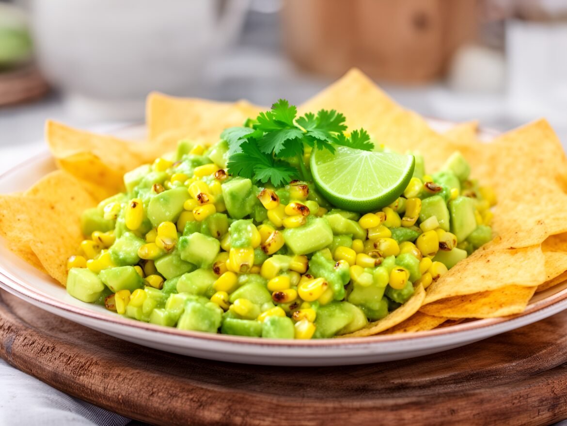 Zesty Fiery Roasted Corn and Avocado Salsa Bites