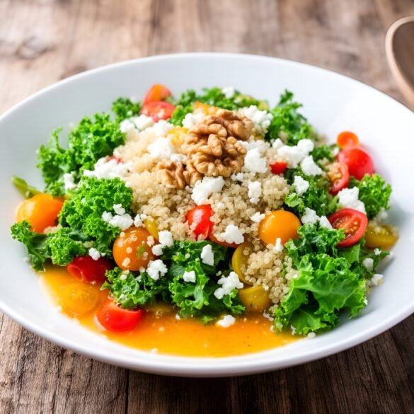 Crisp Kale and Quinoa Salad with Lively Citrus Vinaigrette
