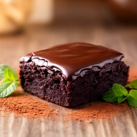 Silken Chocolate-Bourbon Bliss Brownies