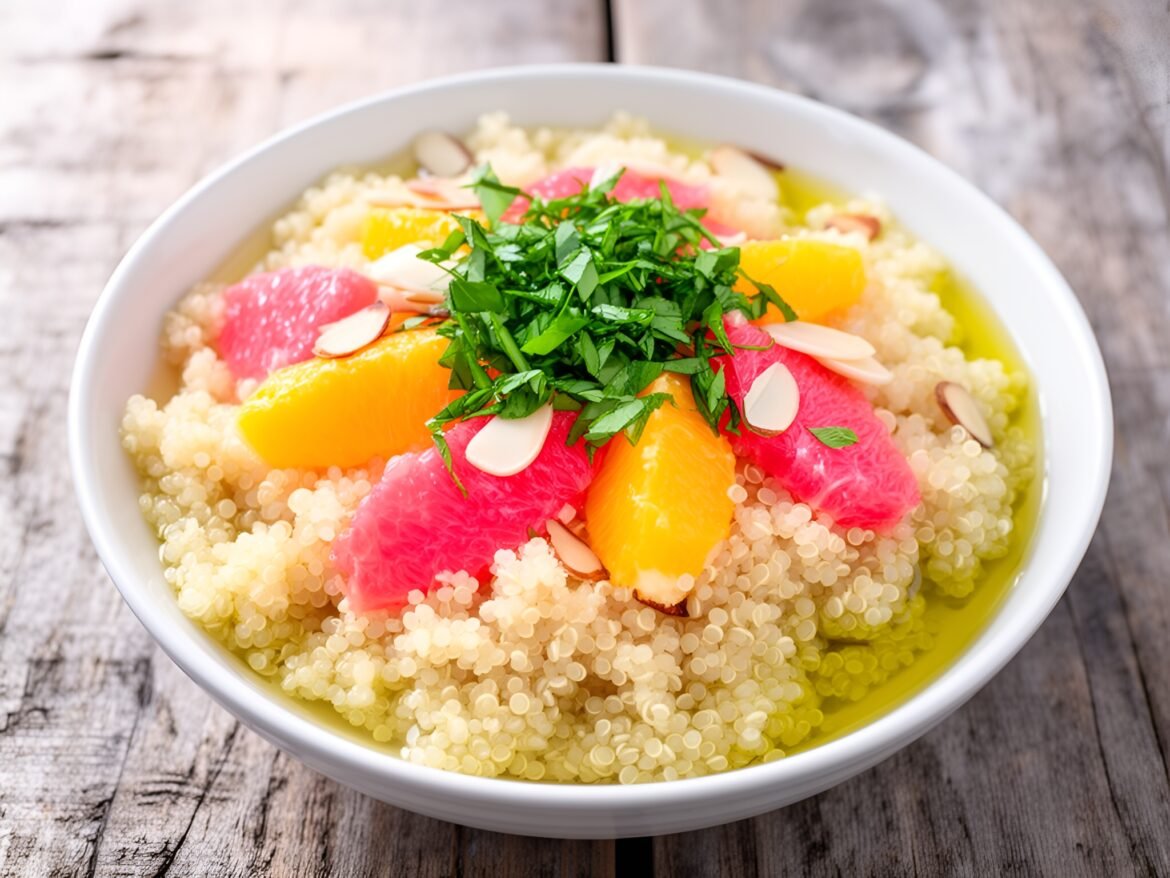 Vibrant Citrus and Herb Quinoa Breakfast Bowl