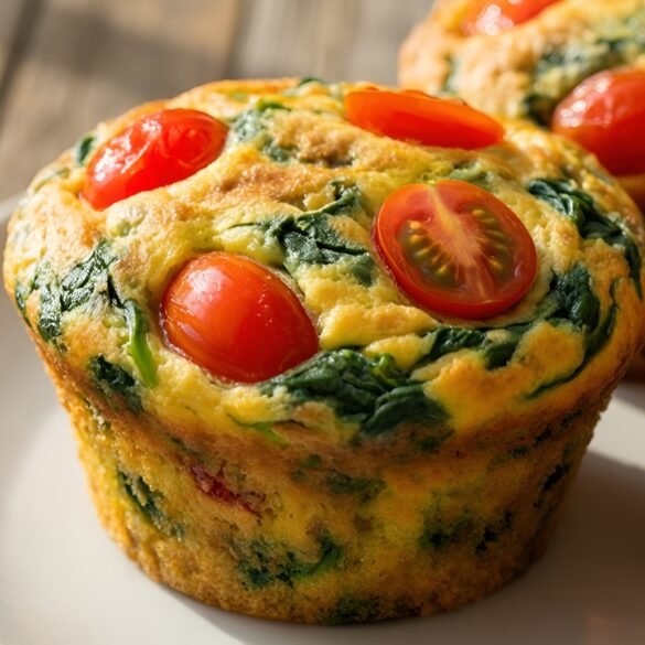 Wholesome Spinach and Tomato Frittata Muffins