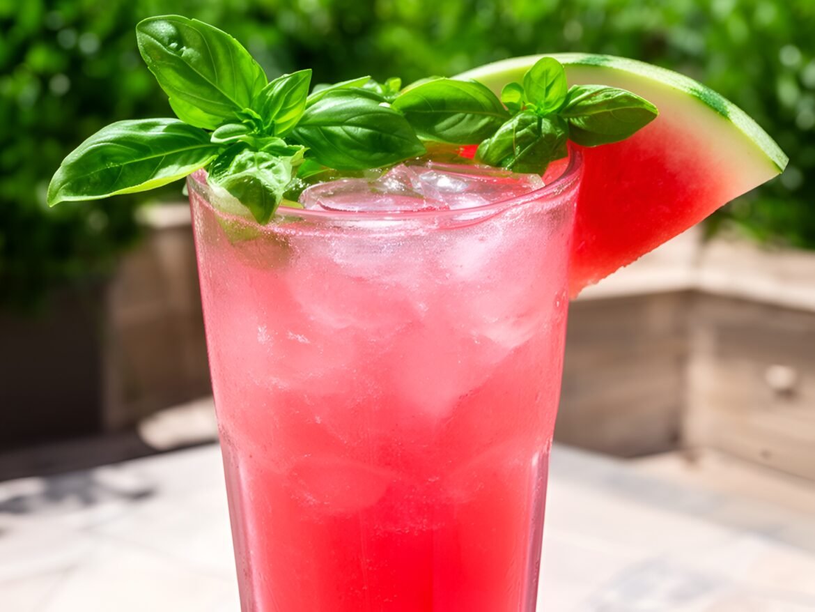 Chilled Watermelon-Basil Bliss