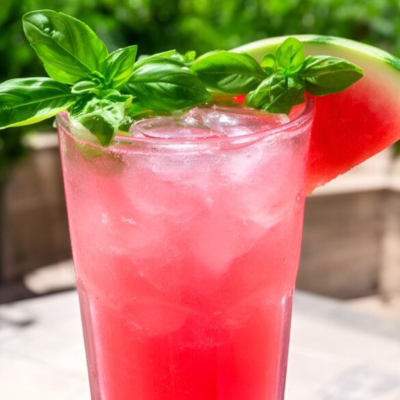 Chilled Watermelon-Basil Bliss