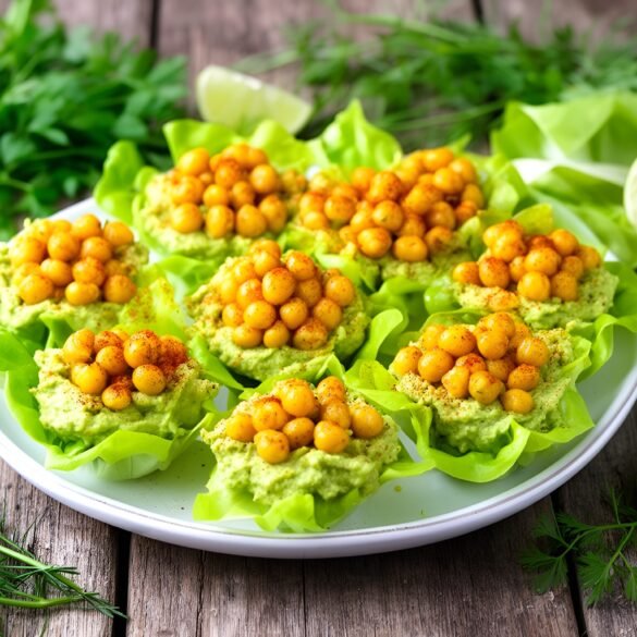 Crispy Chickpea and Avocado Delight Cups