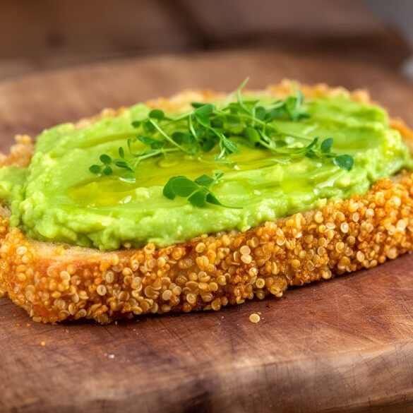 Crispy Quinoa-Crusted Avocado Toast