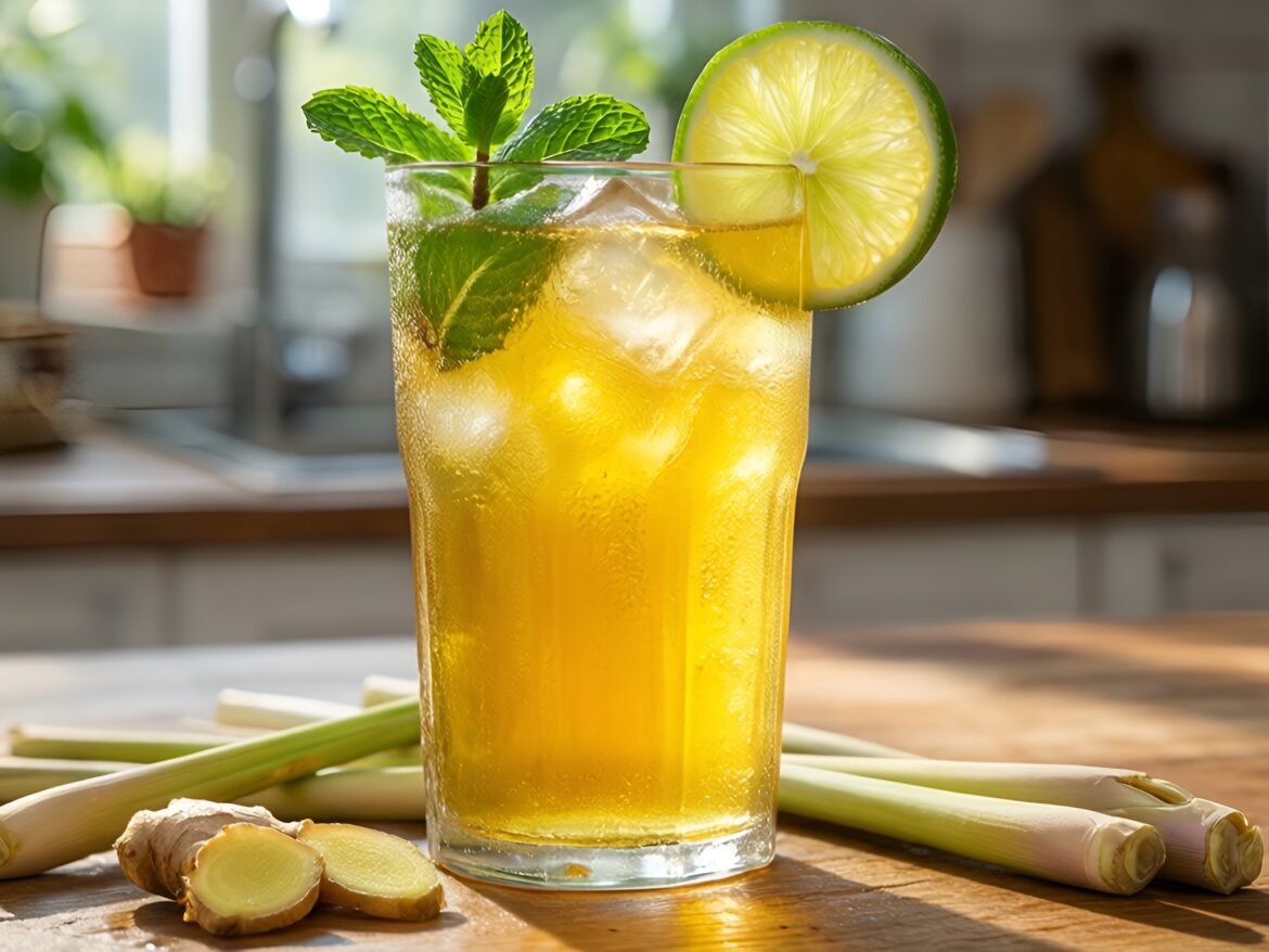 Energizing Ginger-Lemongrass Vitality Tonic