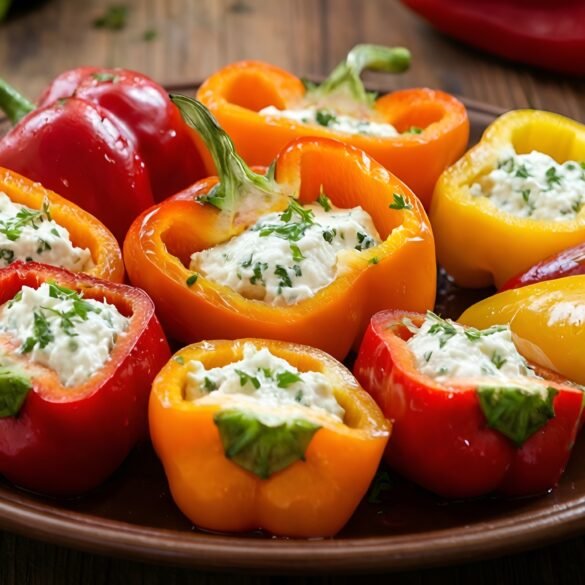 Flavorful Herbed Goat Cheese-Stuffed Mini Peppers