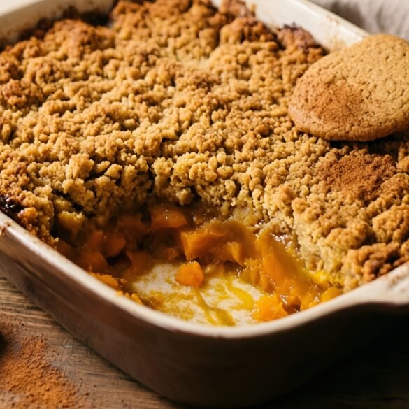 Gingersnap Pumpkin Spice Crumble Delight
