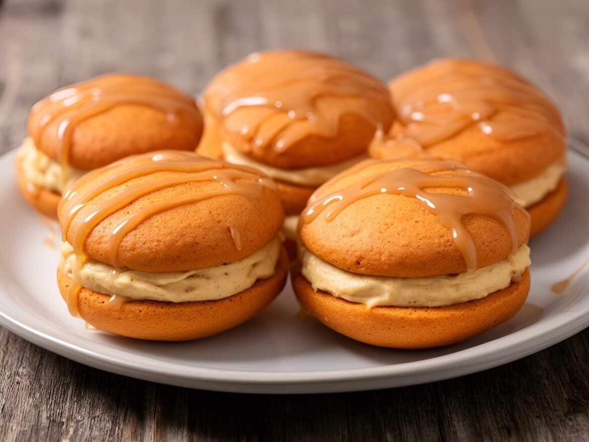Maple-Glazed Pumpkin Spice Whoopie Pies