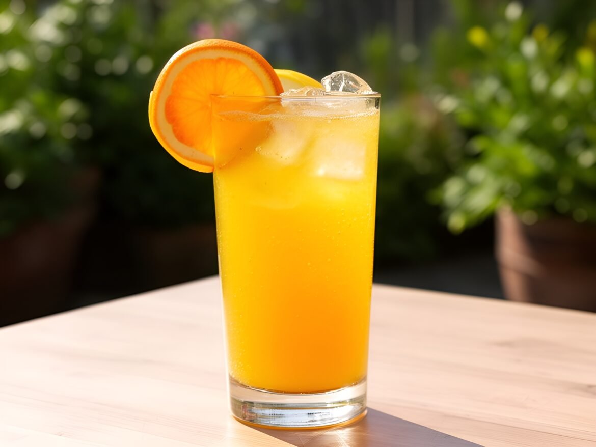 Refreshing Golden Turmeric Citrus Cooler with a Twist