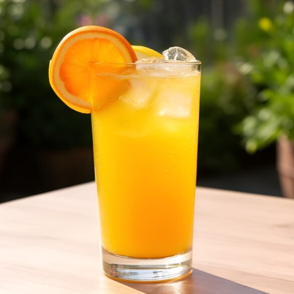 Refreshing Golden Turmeric Citrus Cooler with a Twist