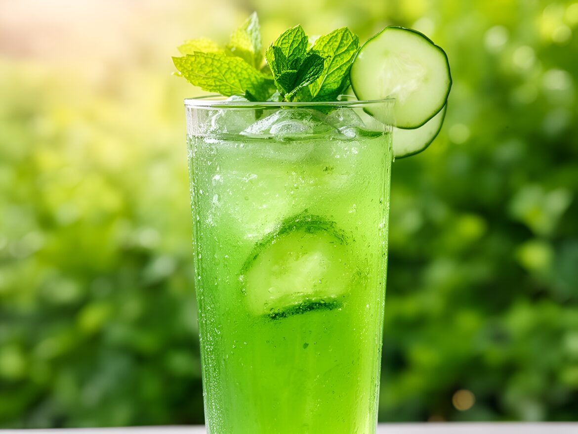 Revitalizing Cucumber-Mint Oasis Cooler