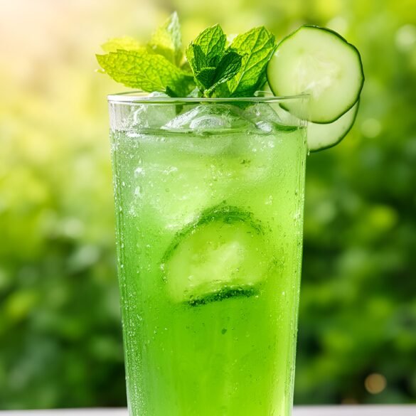 Revitalizing Cucumber-Mint Oasis Cooler