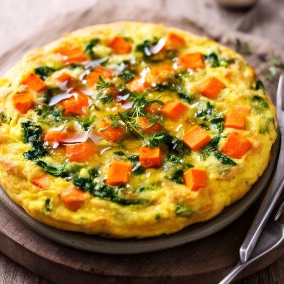 Savory Maple-Infused Sweet Potato Frittata