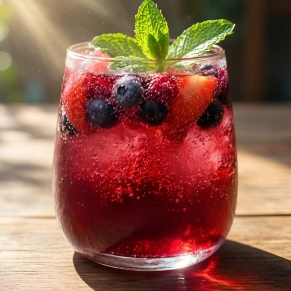 Sparkling Hibiscus Berry Refresher