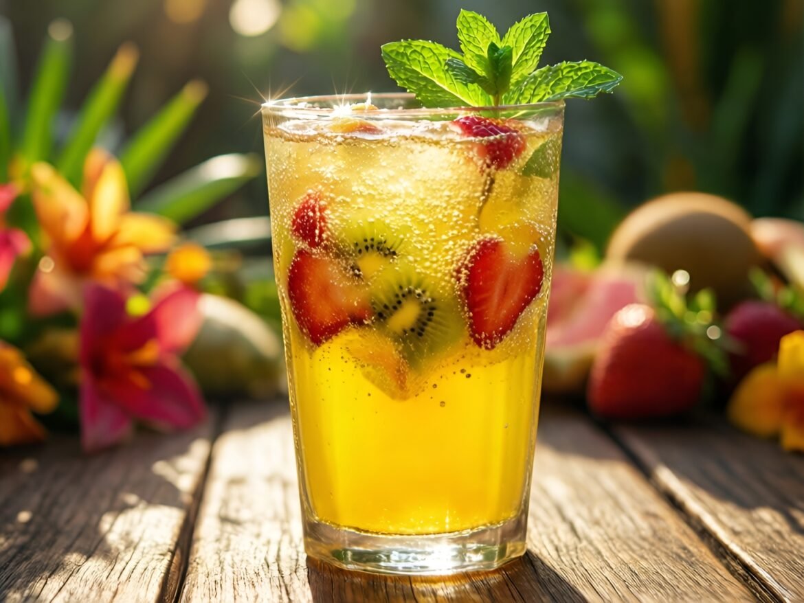 Sparkling Tropical Sunrise Splash