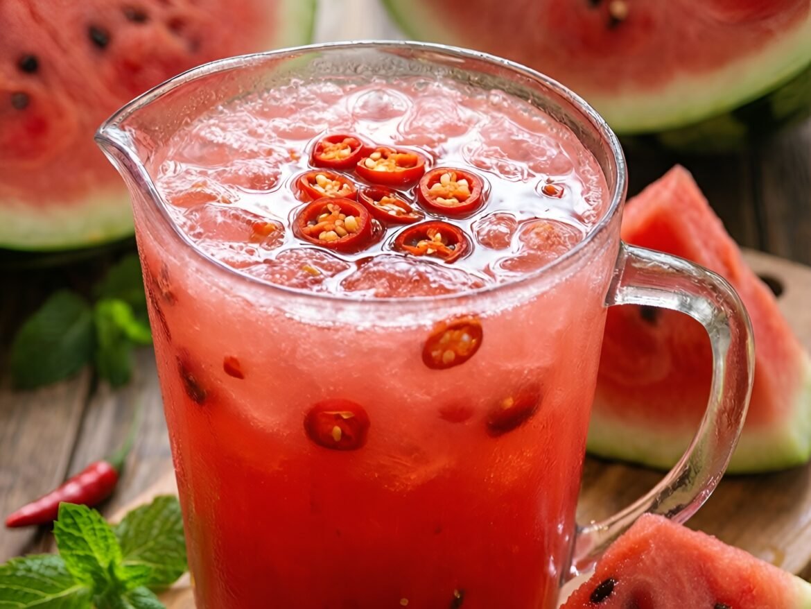 Spicy Chili-Infused Watermelon Splash