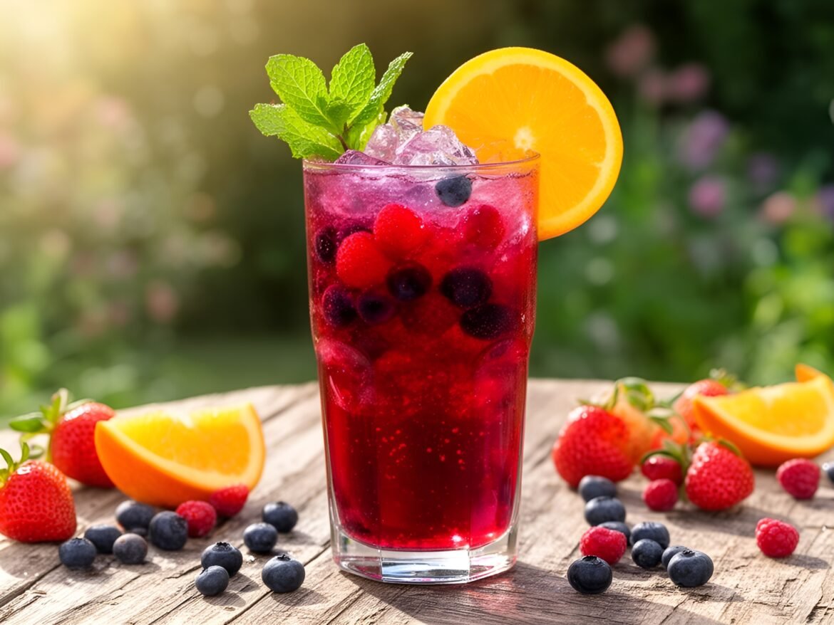 Sublime Citrus-Berry Hibiscus Cooler