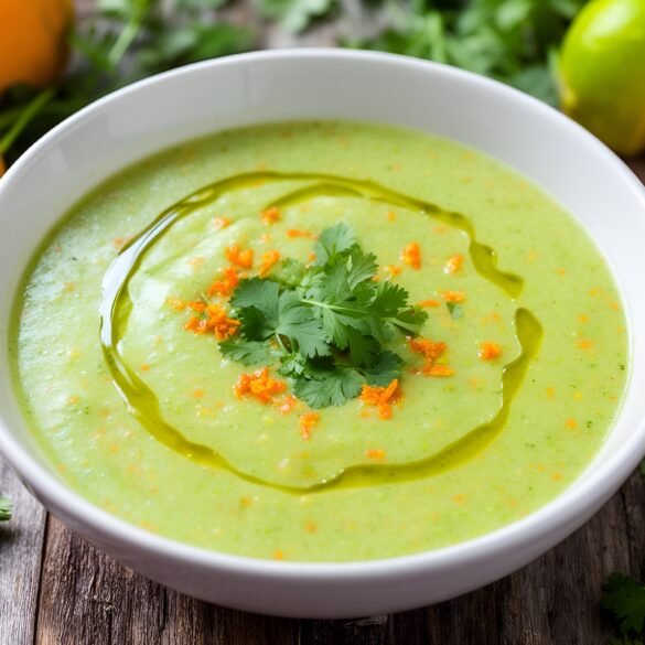 Sunkissed Citrus Avocado Chilled Soup