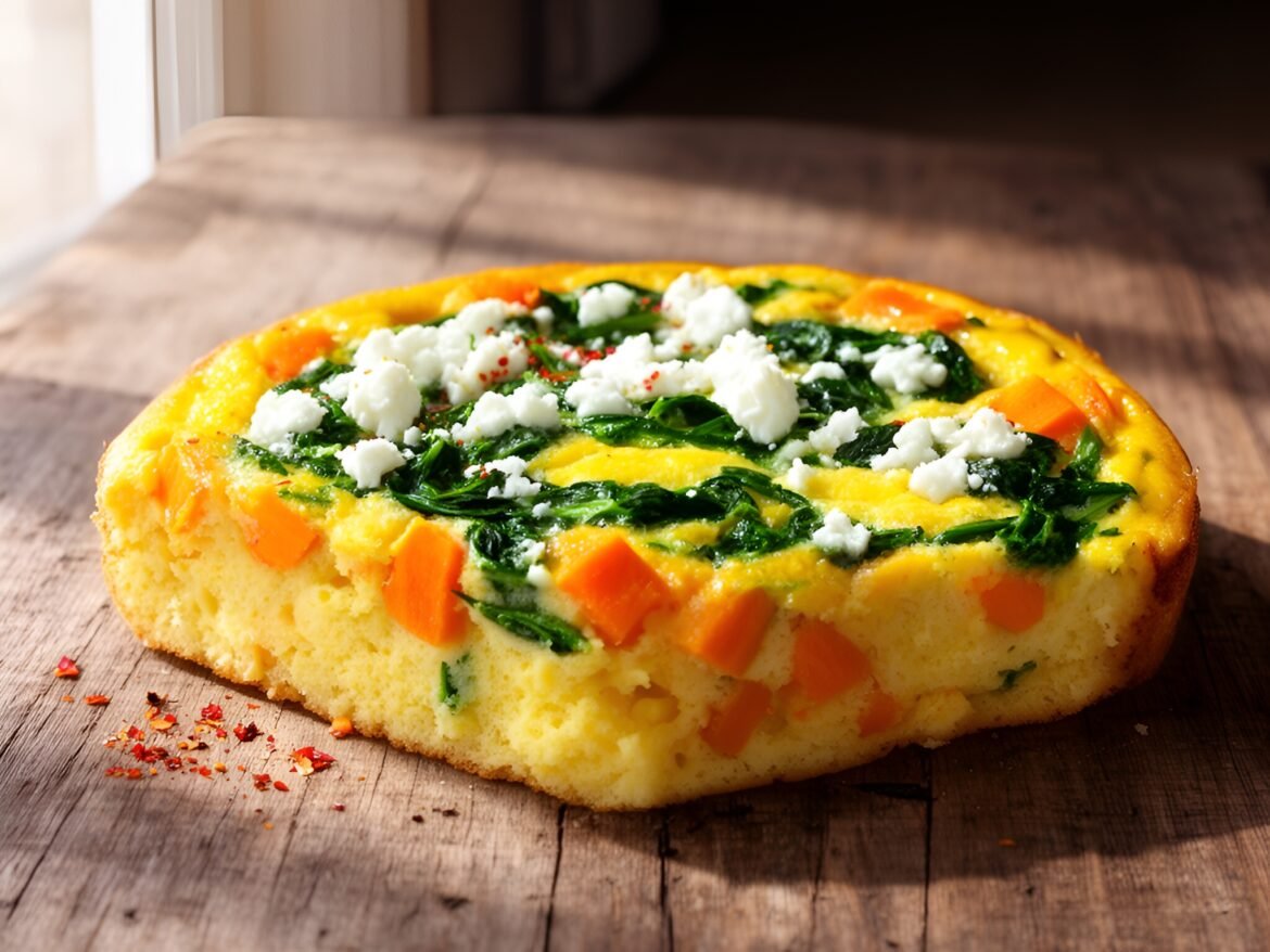 Vibrant Sweet Potato and Spinach Frittata
