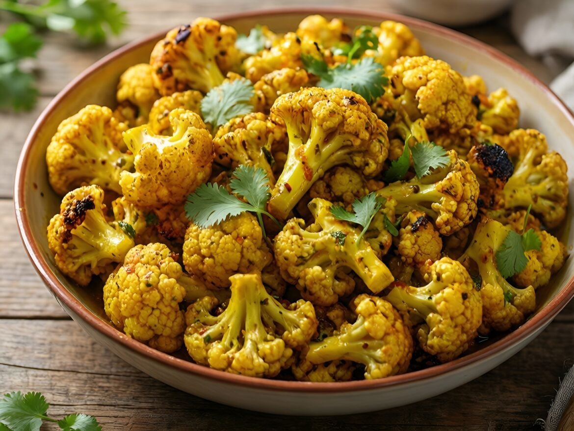 Zesty Curried Cauliflower Popcorn