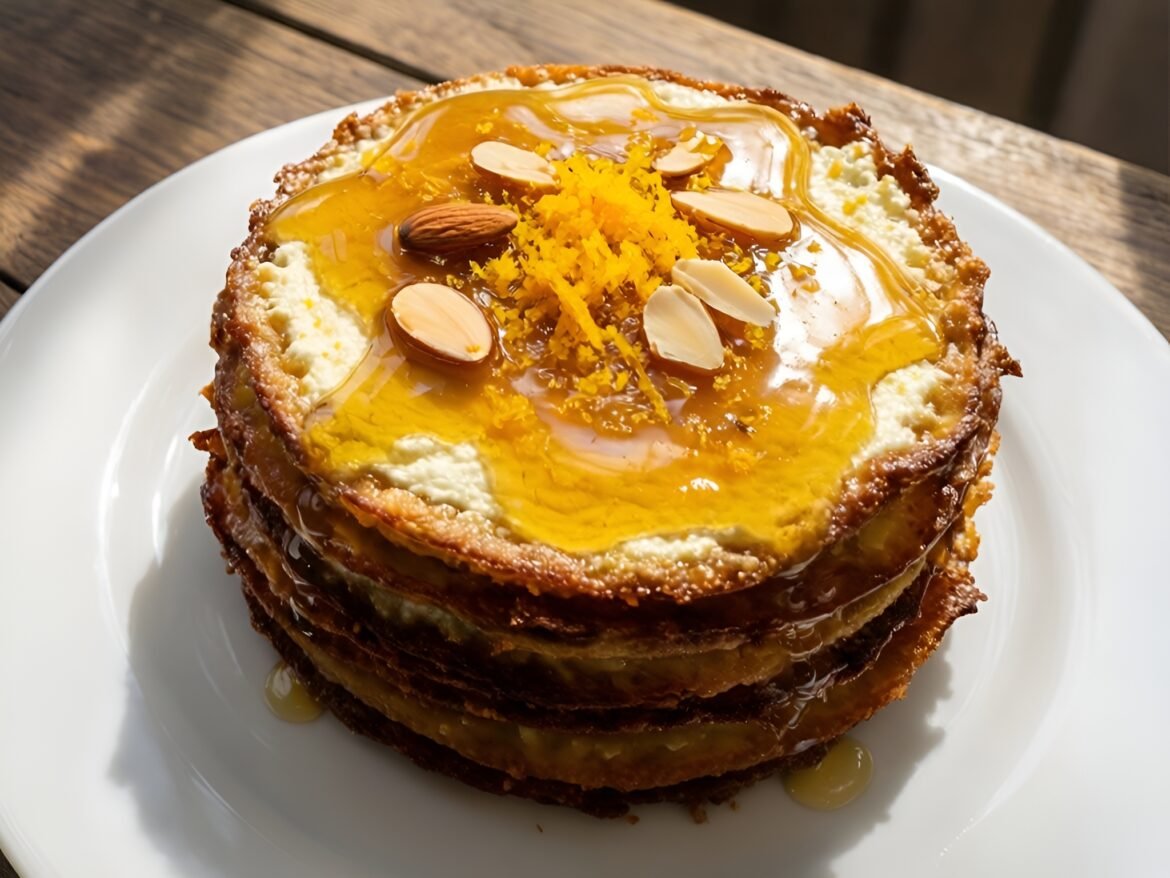 Zesty Orange-Ricotta Breakfast Slingers with Honey Drizzle