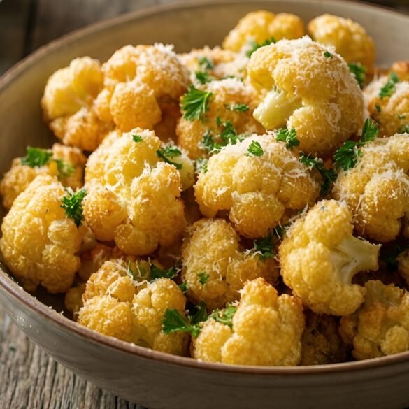 Zesty Parmesan-Infused Cauliflower Popcorn